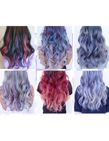 Tinte Temporal para Cabello 6 Colores Baorder - Lavable Tinte Temporal para Cabello 6 Colores Baorder - Lavable