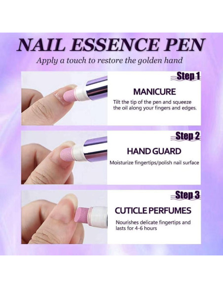 Bolígrafo 3-en-1 para Cutículas Genérico 5ml con Punta Cerámica Bolígrafo 3-en-1 para Cutículas Genérico 5ml con Punta Cerámica