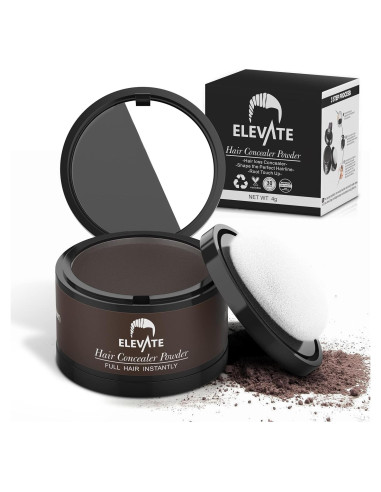 Polvo para Cabello ELEVATE Marrón Medio - Cobertura Instantánea