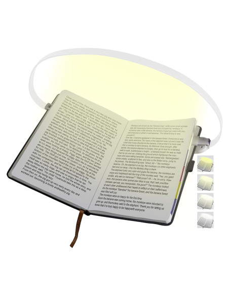 Luz de libro recargable Dongguan Kuke BLA20R 12 LED 4 colores Luz de libro recargable Dongguan Kuke BLA20R 12 LED 4 colores