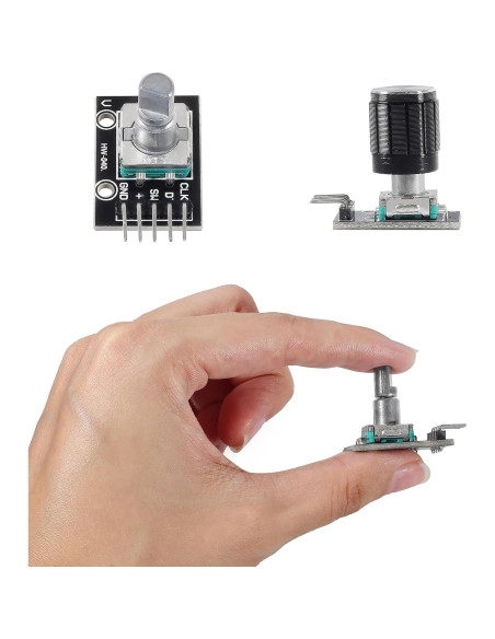 4 Piezas Módulo Codificador Rotativo KY-040 360 Grados 5V 4 Piezas Módulo Codificador Rotativo KY-040 360 Grados 5V