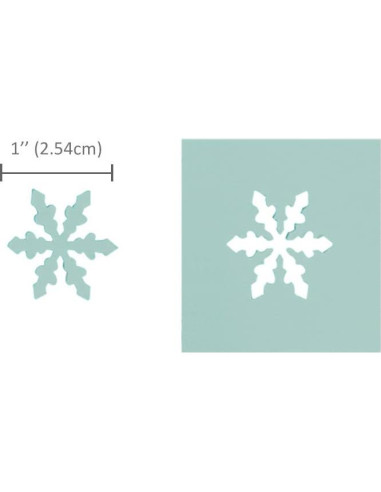 Perforadora de Manualidades Bira Craft Copo de Nieve 2.54 cm