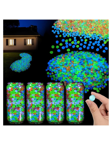 12000 Rocas Coloridas que Brillan en la Oscuridad TREEHAC 12000 Rocas Coloridas que Brillan en la Oscuridad TREEHAC