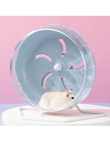 Rueda de Hámster Silenciosa Pluzmecalm 17.78 cm Ajustable