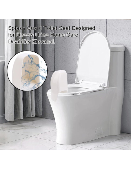 Protector de Salpicaduras Rugam para Inodoro Adulto Blanco Protector de Salpicaduras Rugam para Inodoro Adulto Blanco