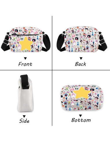 Bolso Cruzado de Lona Steven para Fans de Dibujos Animados