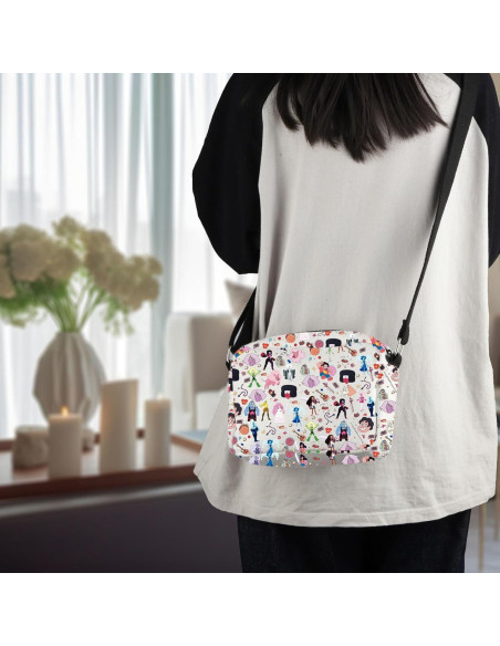 Bolso Cruzado de Lona Steven para Fans de Dibujos Animados Bolso Cruzado de Lona Steven para Fans de Dibujos Animados