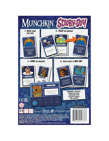 Juego de Cartas Munchkin Scooby-Doo | 3-6 Jugadores | 10+ Años