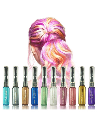 Máscara Temporal para el Cabello Adofect 10 Colores 371g