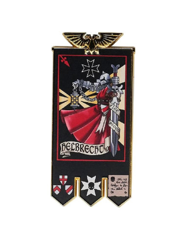 Imán de Nevera Starforged Templarios Negros 80mm Metal