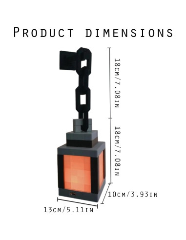 Lámpara Nocturna LED Recargable AOLBSPD - 16 Colores, 17.78 cm