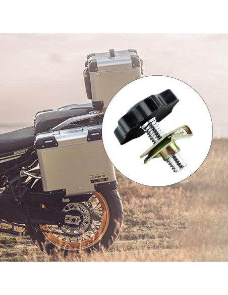 Bloques de Seguridad para Alforjas MOTOFITOOL Aa1004 - 4 Perillas Negras Bloques de Seguridad para Alforjas MOTOFITOOL Aa1004 - 4 Perillas Negras