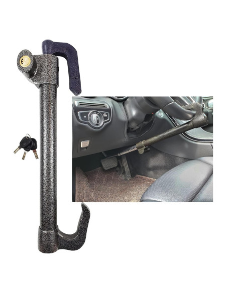 Cerradura Antirrobo para Volante Esploratori 85.1 cm Negra Cerradura Antirrobo para Volante Esploratori 85.1 cm Negra
