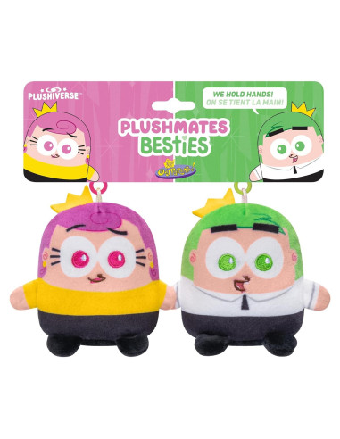 Llaveros de Peluche TeeTurtle Cosmo y Wanda - Mejores Amigos