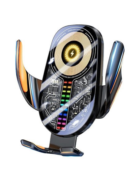 Soporte para teléfono de coche HOLIKLJY con carga inalámbrica 15W Soporte para teléfono de coche HOLIKLJY con carga inalámbrica 15W