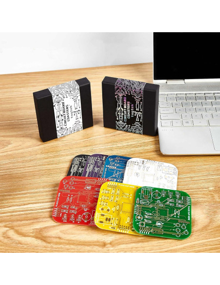 Posavasos de Circuito Real Tagtek Verde 8.5cm - Set de 2 Posavasos de Circuito Real Tagtek Verde 8.5cm - Set de 2