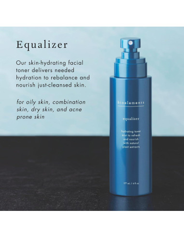 Tónico Facial Hidratante Bioelements Equalizer 177 ml Vegano