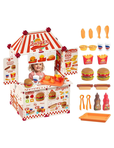 Conjunto de Juego de Hamburguesa KOALA DIARY 21 Piezas Conjunto de Juego de Hamburguesa KOALA DIARY 21 Piezas