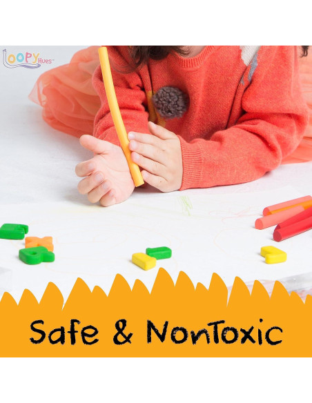 Crayones Flexibles Loopy Hues 26 Colores Letras 3D Crayones Flexibles Loopy Hues 26 Colores Letras 3D