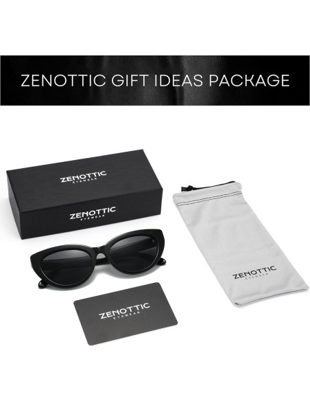 Gafas de sol ZENOTTIC para mujeres - Ojo de gato UV400 Gafas de sol ZENOTTIC para mujeres - Ojo de gato UV400