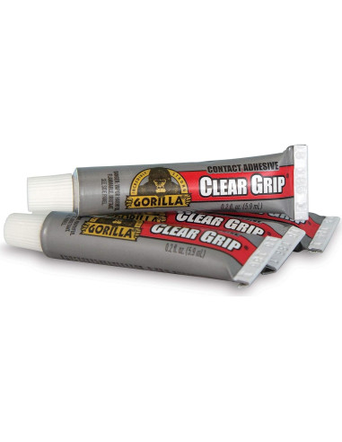 Adhesivo de contacto Gorilla Clear Grip 4 tubos 5.67 ml transparente