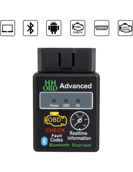 Escáner OBD2 Bluetooth ELM 327 Eztronics - Diagnóstico Automotriz Escáner OBD2 Bluetooth ELM 327 Eztronics - Diagnóstico Automotriz