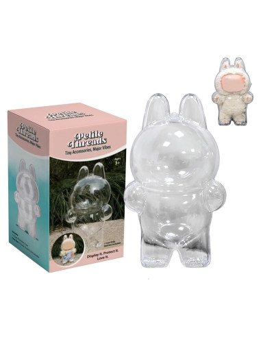 Funda Protectora Transparente LABUBU para Muñeca - PVC