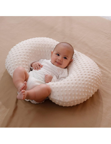 Almohada de Lactancia Aullar Beige 56x45 cm 100% Poliester