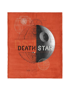 Manta de Toque de Seda Star Wars Estrella de la Muerte 101.6x127cm