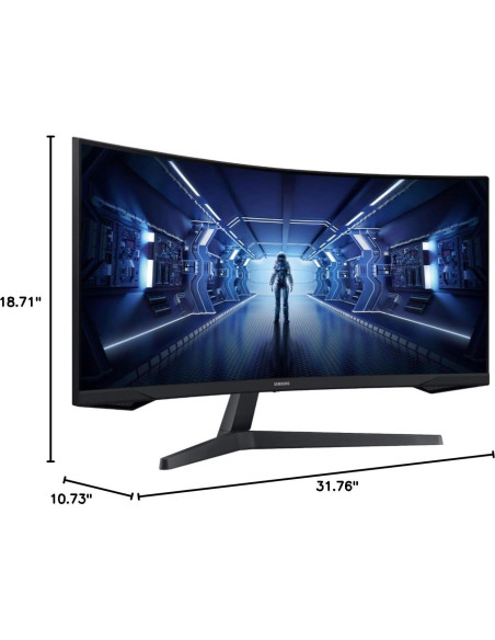 Monitor Curvo SAMSUNG 34" Odyssey G WQHD 165Hz 1ms FreeSync Monitor Curvo SAMSUNG 34" Odyssey G WQHD 165Hz 1ms FreeSync