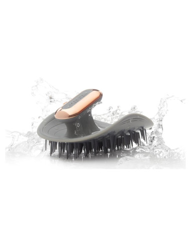 Cepillo de Masaje Eléctrico Manta Pulse para Cuero Cabelludo - Gris