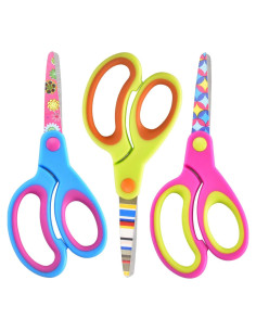 Juego de Tijeras para Niños Zicolu 3 Piezas Punta Roma 12.7 cm