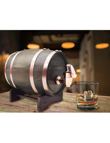 Dispensador de Licor Godinger Barrel de Madera 800ml