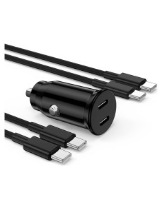 Cargador de Coche USB C Rápido Shenzhen ZYH-C26 con Cable 3 pies