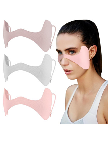Geyoga 3 Pcs Máscara Solar Unisex para Ojos - Protección UV