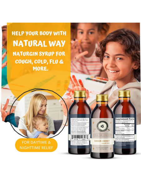 Jarabe para la tos infantil Naturgin 148 ml - Alivio natural Jarabe para la tos infantil Naturgin 148 ml - Alivio natural