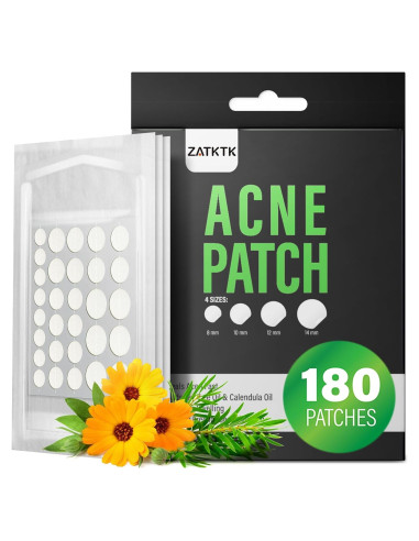Parche para Granos de Acné ZATKTK - 180 Unidades, 4 Tamaños