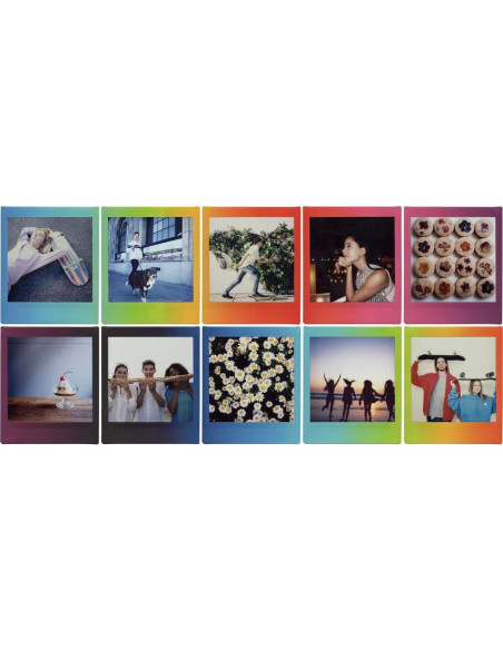 Película Instantánea FUJIFILM INSTAX SQUARE Rainbow 40 Exposiciones Película Instantánea FUJIFILM INSTAX SQUARE Rainbow 40 Exposiciones