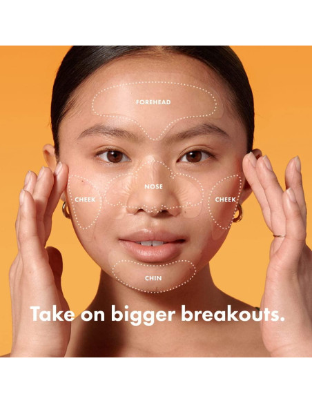 Mascarilla Hidrocoloide Hero Cosmetics Mighty Patch Face - 5 Parches XL para Acné Mascarilla Hidrocoloide Hero Cosmetics Mighty Patch Face - 5 Parches XL para Acné