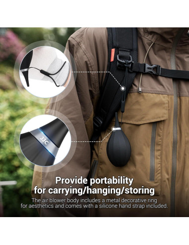 Soplador de Aire JJC CL para Cámara Digital y Lentes - Negro