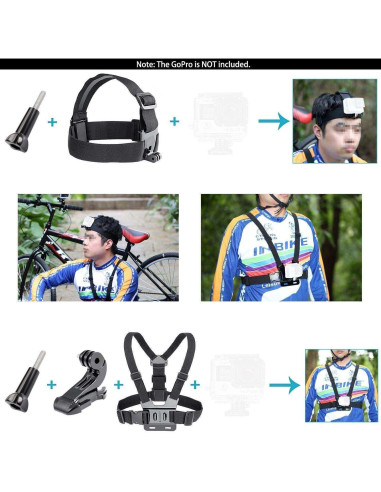 Kit de Accesorios para Cámara de Acción Navitech 50-en-1