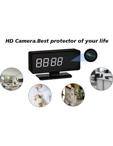 Cámara Oculta Ctetma M8H Full HD 4K WiFi Visión Nocturna