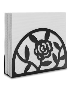 Soporte de Servilletas Epicano Rosa de Metal para Mesa 13.16 cm