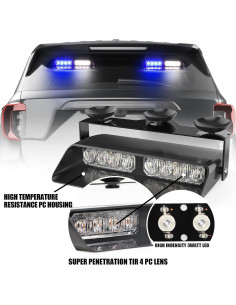 Luces Estroboscópicas WINECO WX52026D-2, 16 LED, 24W 2
