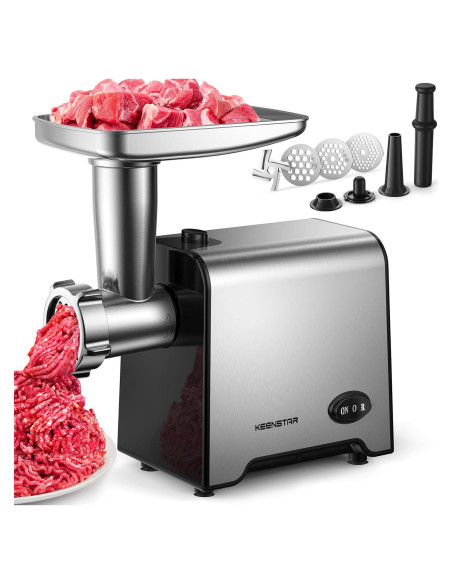 Molinillo de Carne Eléctrico KEENSTAR 3000W Acero Inoxidable Molinillo de Carne Eléctrico KEENSTAR 3000W Acero Inoxidable