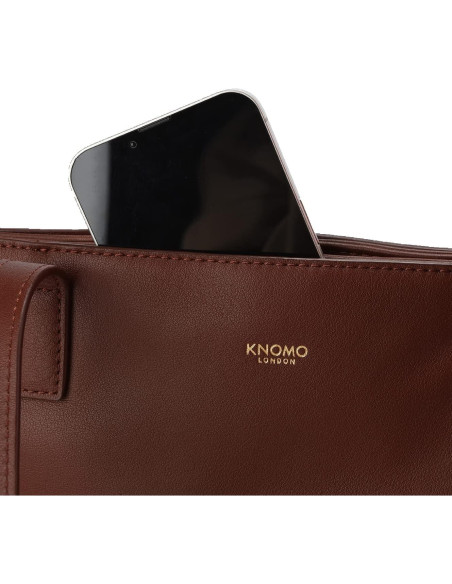 Bolso Tote Grande de Cuero KNOMO Maddox para Laptop 15.6" Bolso Tote Grande de Cuero KNOMO Maddox para Laptop 15.6"