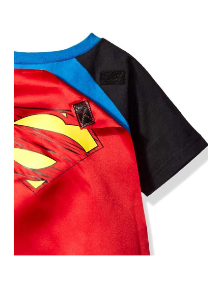 Camiseta y Capa DC Comics Liga de la Justicia para Niños Camiseta y Capa DC Comics Liga de la Justicia para Niños