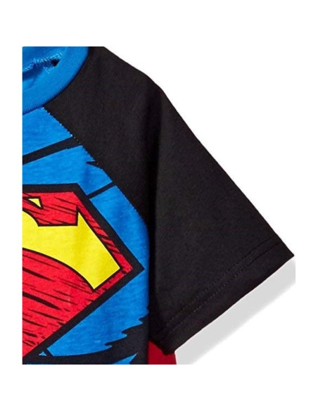 Camiseta y Capa DC Comics Liga de la Justicia para Niños Camiseta y Capa DC Comics Liga de la Justicia para Niños