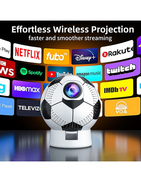 Proyector Portátil Sucetiho 4K WiFi Bluetooth Android 11 Proyector Portátil Sucetiho 4K WiFi Bluetooth Android 11