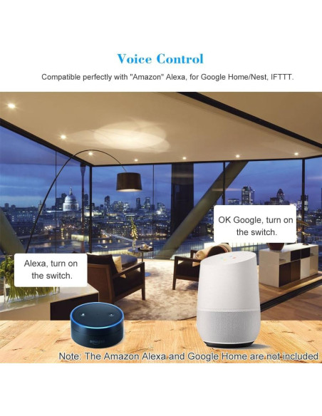Interruptor WiFi Smilewolf SW-DC5V 7-32V para Automatización Interruptor WiFi Smilewolf SW-DC5V 7-32V para Automatización